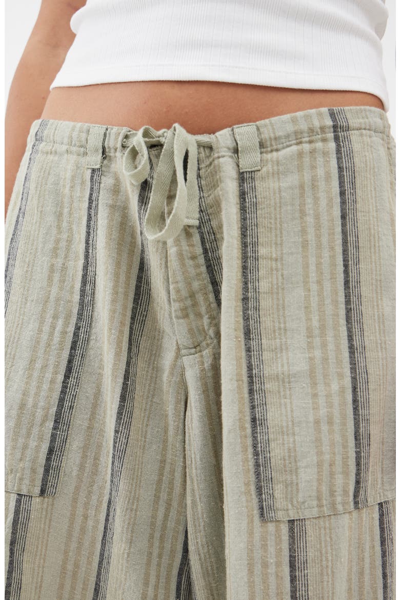 Stripe Cargo Pants, Alternate, color, GREEN STRIPE