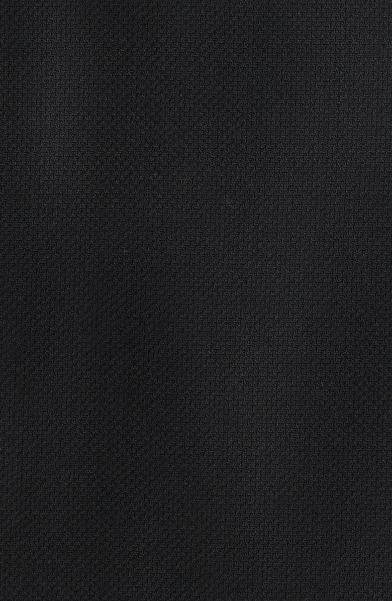 Heritage Gold Pebble Weave Black Wool Suit Jacket, Alternate, color, Black