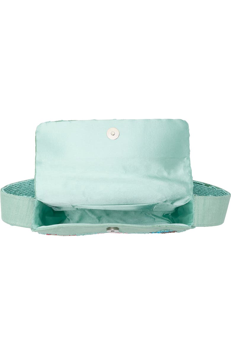 Collection XIIX Beaded Ice Cream Pops Baguette Shoulder Bag, Alternate, color, Seafoam Multi