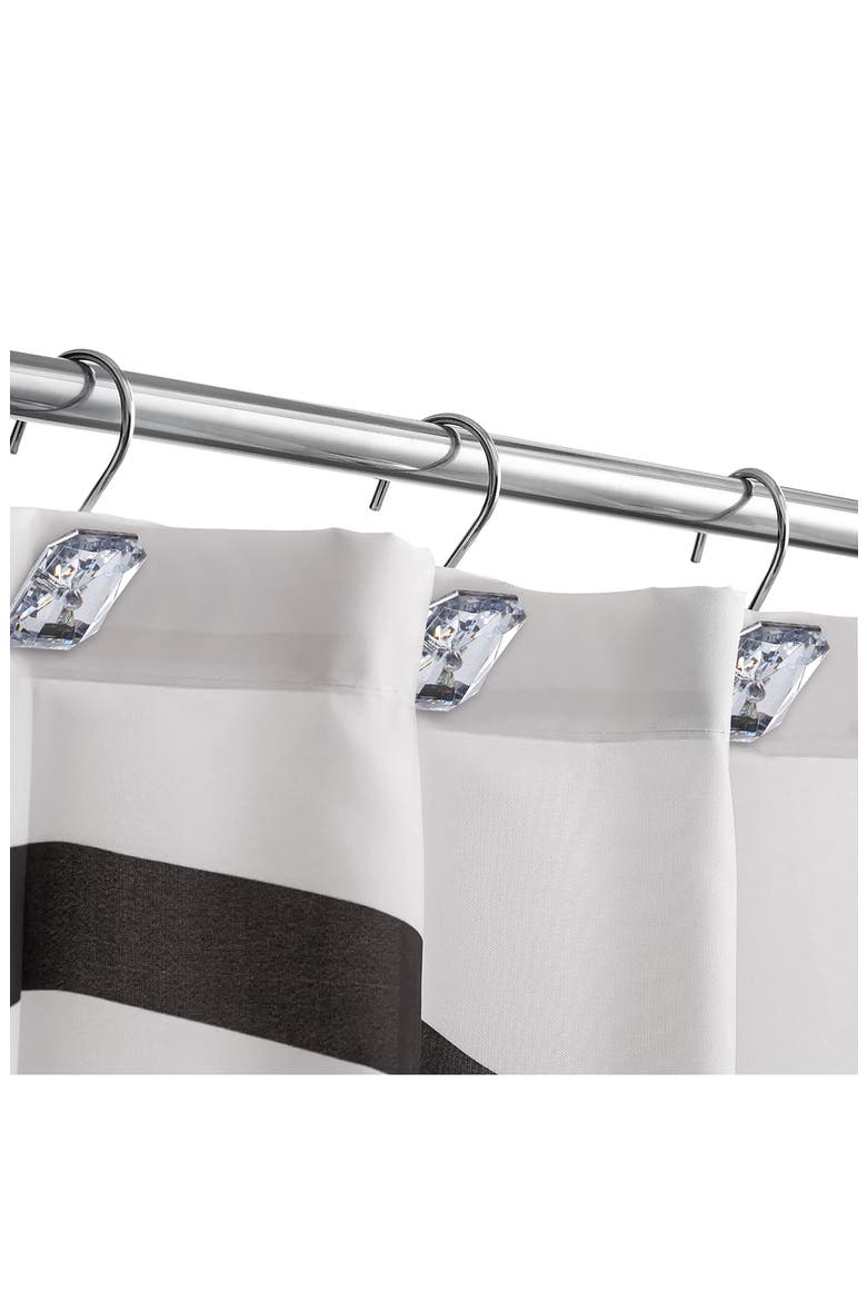 12-Piece Decorative Shower Curtain Rings Set, Alternate, color, N/A