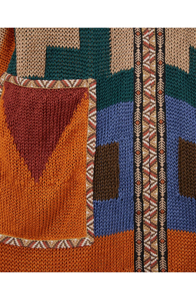 Fortela Lara Navajo Jacquard Cardigan, Alternate, color, Multicolor