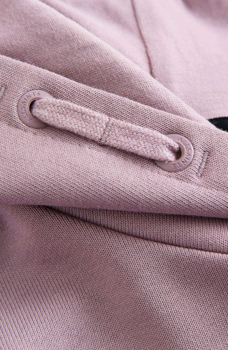 smALLSAINTS by ALLSAINTS Kids' Oversize Underground Logo Cotton Hoodie, Alternate, color, Purple