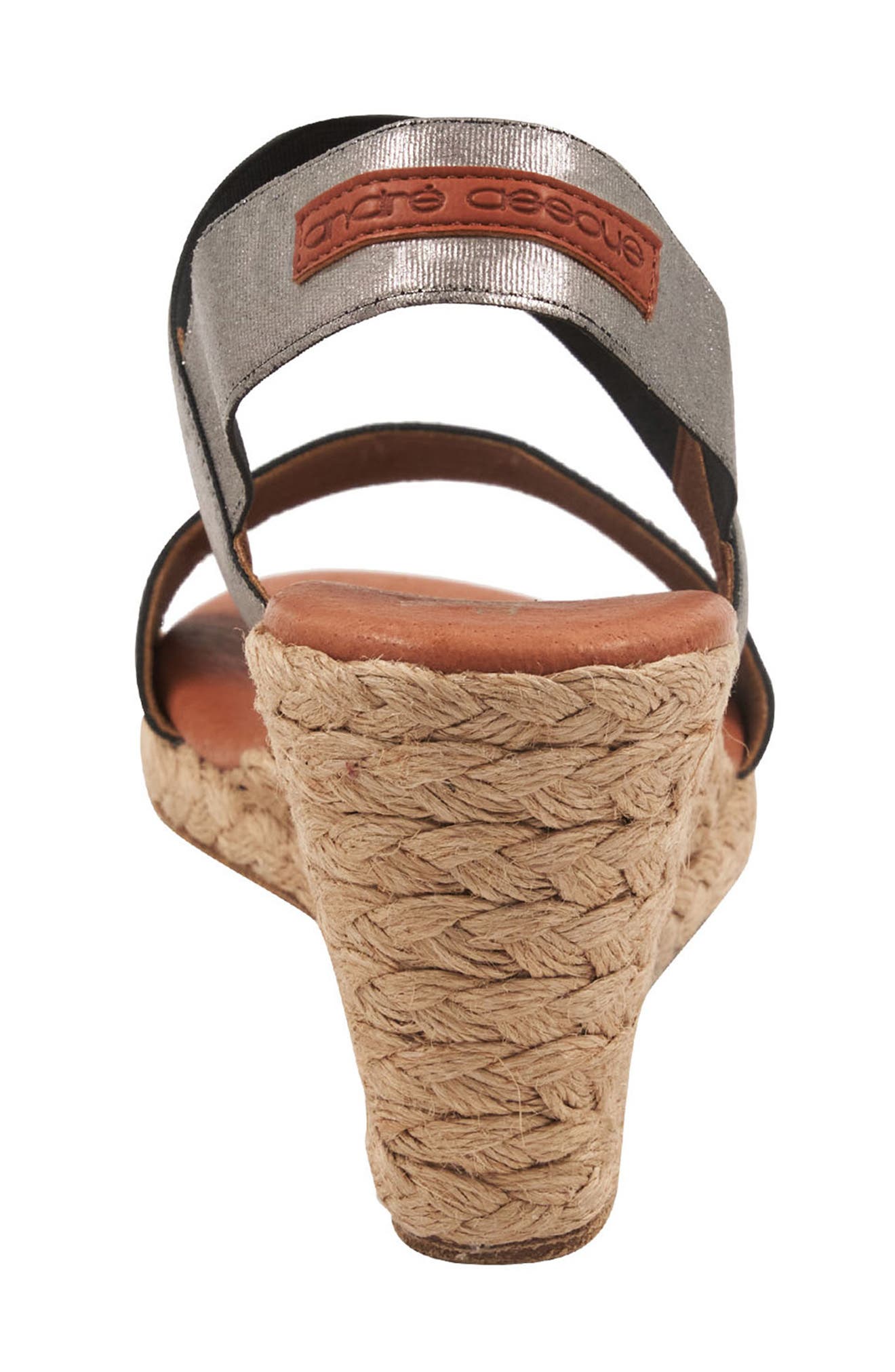 Allison Espadrille Wedge Sandal, Alternate, color, METALLIC TAUPE