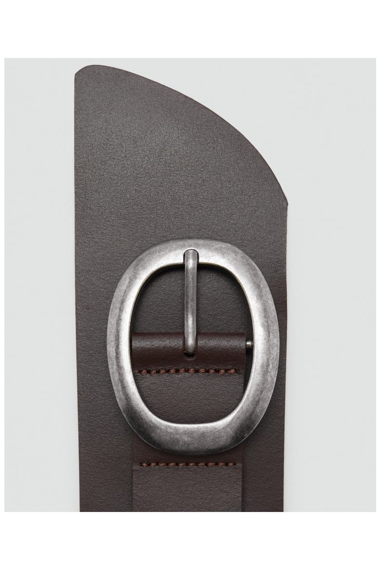 Obi Leather Belt, Alternate, color, CHOCOLATE