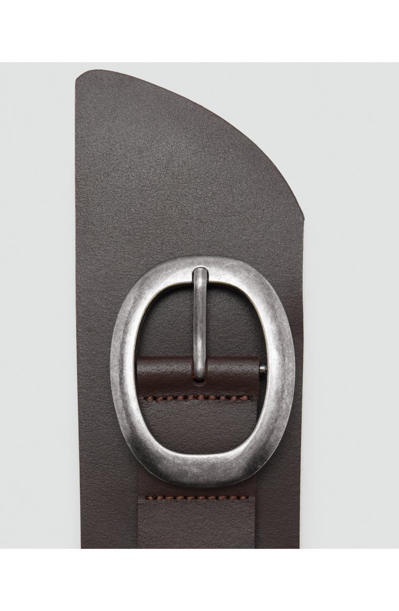 MANGO Obi Leather Belt, Alternate, color, 