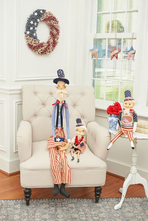 Gallerie Ii Samuel Liberty Joe Spencer Gathered Traditions Art Doll Figure In Multi