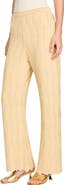 SANDRO Rhinestone knit trousers