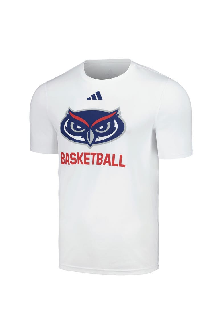 Men's adidas White Florida Atlantic Owls Basketball Creator T-Shirt, Alternate, color, White