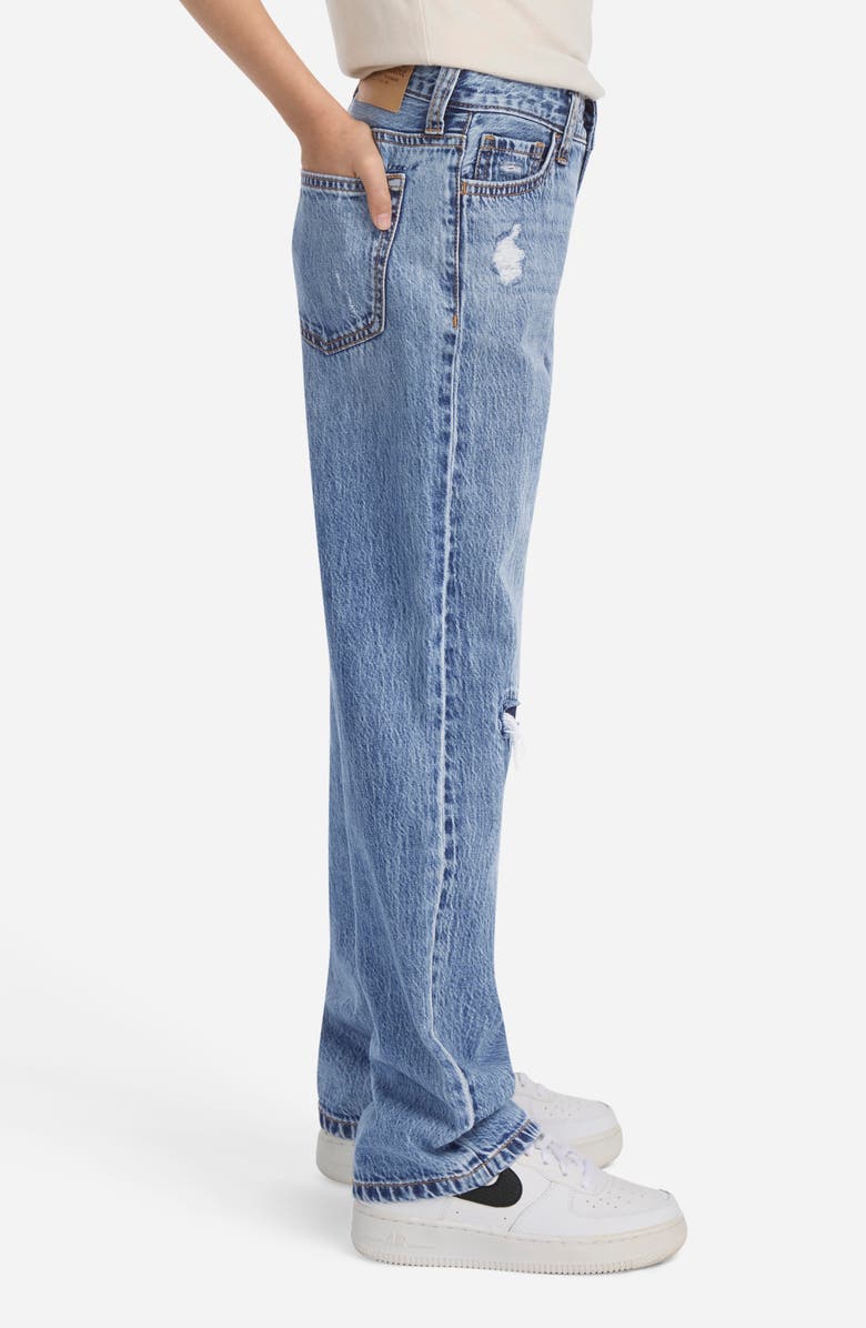 abercrombie kids Kids' Ripped & Distressed Baggy Fit Jeans, Alternate, color, Extra