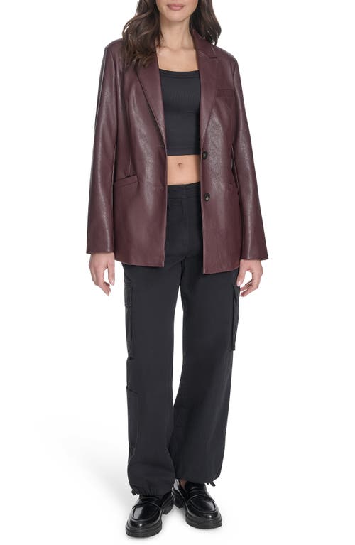Levi's Faux Leather Blazer