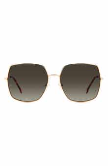Carolina Herrera 60mm Gradient Square Sunglasses