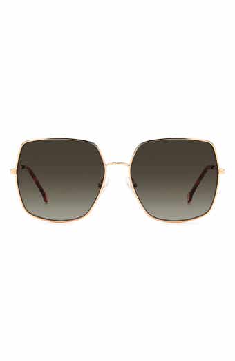 Carolina Herrera 60mm Gradient Square Sunglasses