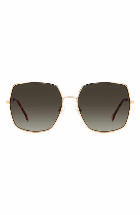 Carolina Herrera 60mm Gradient Square Sunglasses