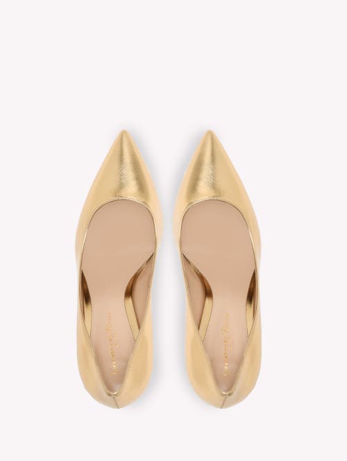 Gianvito Rossi Gianvito 85 Pump In Metallic Gold