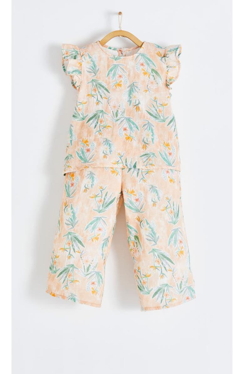 Babycottons Premium Cotton Indira 2-Piece Set for Toddler, Main, color, Pink