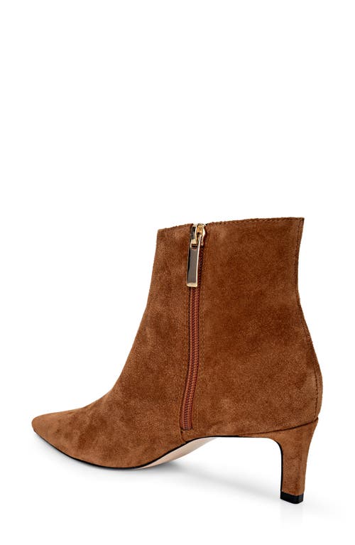 L'agence Lilly Pointed Toe Bootie In Brown