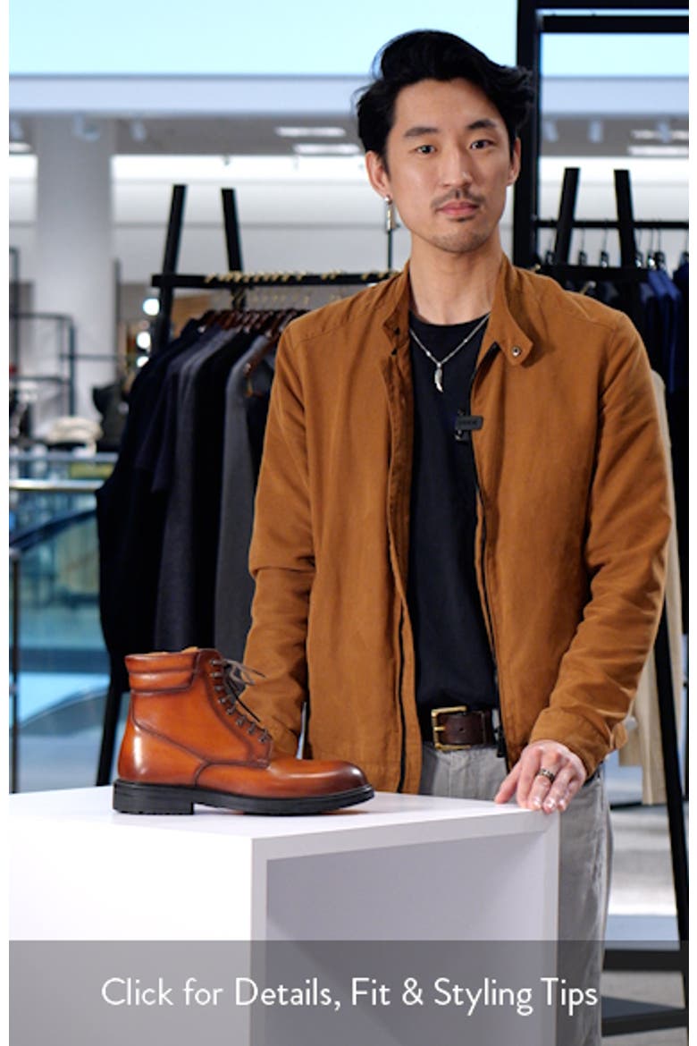 Grayson Lace-Up Lug Sole Boot video