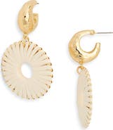 Tasha Raffia Wrap Drop Earrings