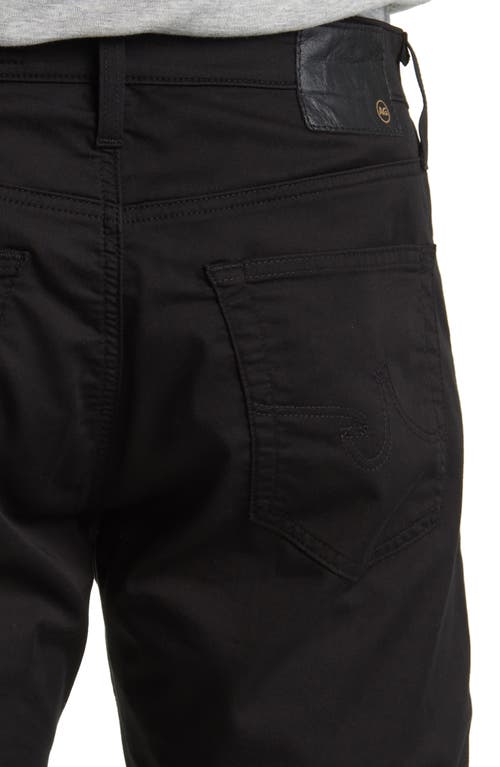 Ag Everett Commuter Performance Slim Straight Pants In Black