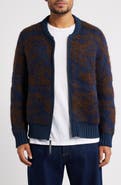Corridor Jacquard Zip Sweater