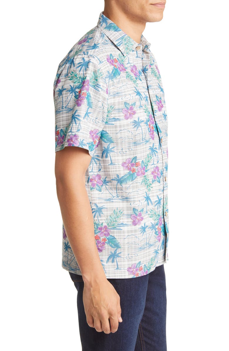 Tommy Bahama Coconut Point Balboa Island Short Sleeve Button-Up Shirt, Alternate, color,