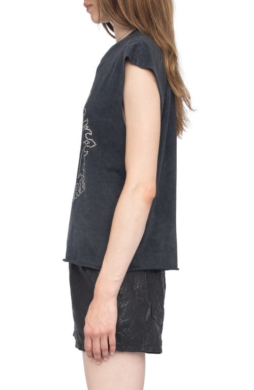 Zadig & Voltaire Cloe Strass Skull T-shirt