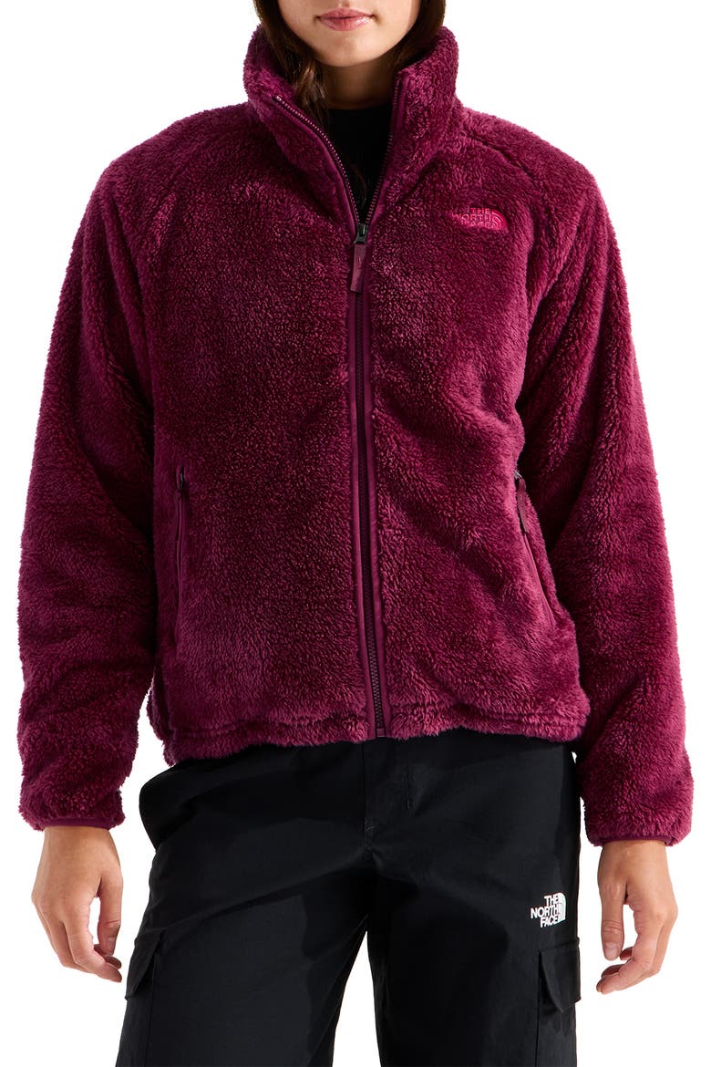 Osito Evolve Full Zip Fleece Jacket, Main, color, BURGUNDY CRUSH