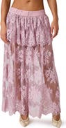 Steve Madden Arietty Lace Maxi Skirt