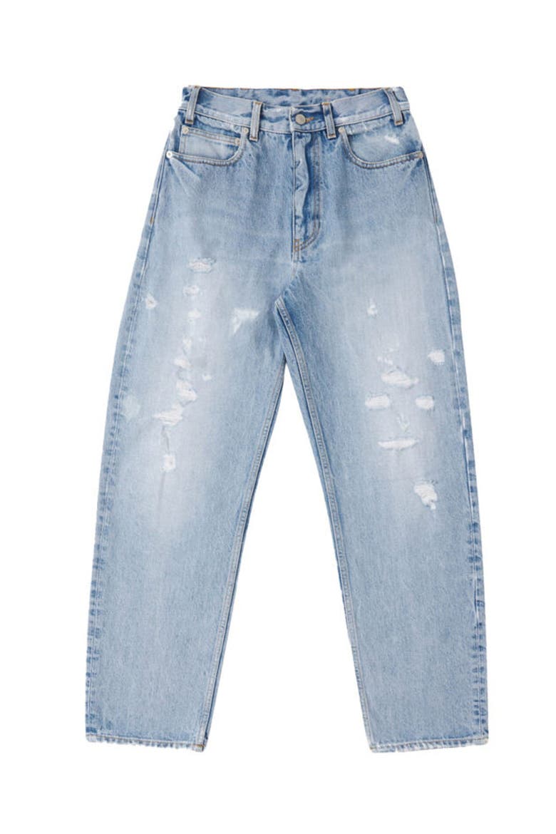 Juliettec Five-Pocket Denim Pants, Main, color, PALE BLUE