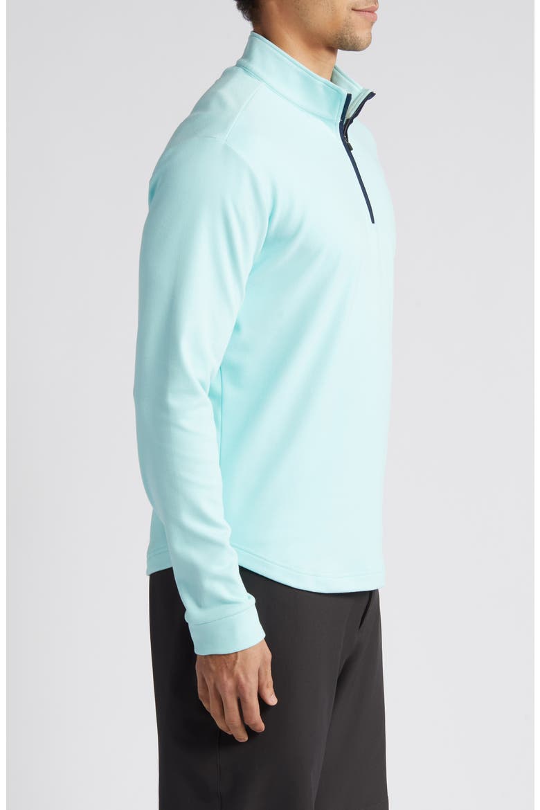 Emery Quarter Zip Golf Pullover, Alternate, color, AQUA
