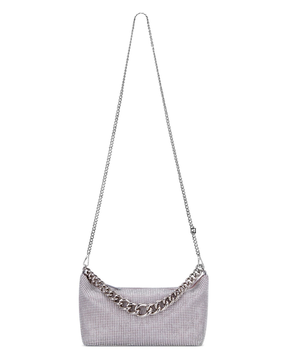 Rafe New York Eliza Diamante Shoulder Bag, Alternate, color, Silver