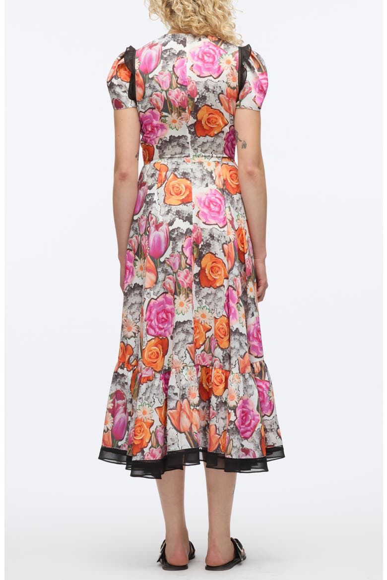Floral Collage Dress, Alternate, color, ROSE MULTI
