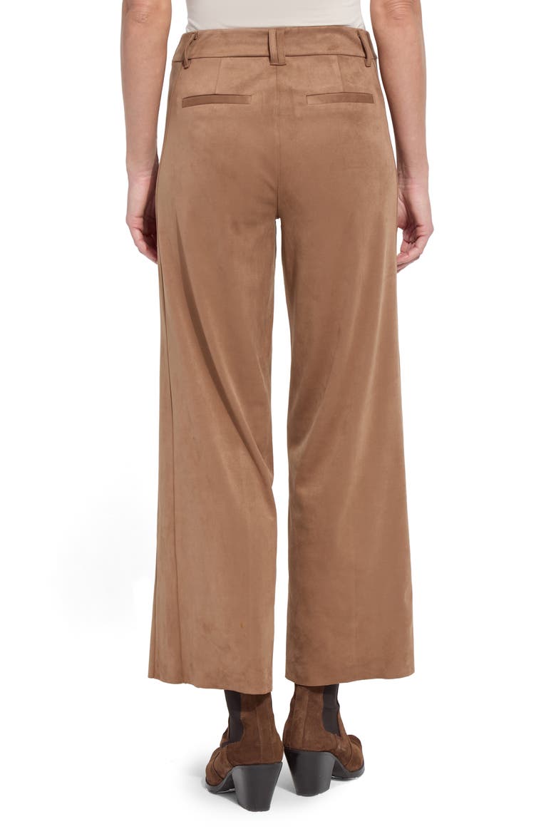 Vionette Faux Suede Wide Leg Pants, Alternate, color, LUX CAM