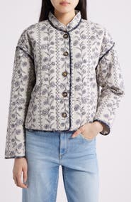Ilse Jacobsen Ottoma Floral Quilted Cotton Jacket