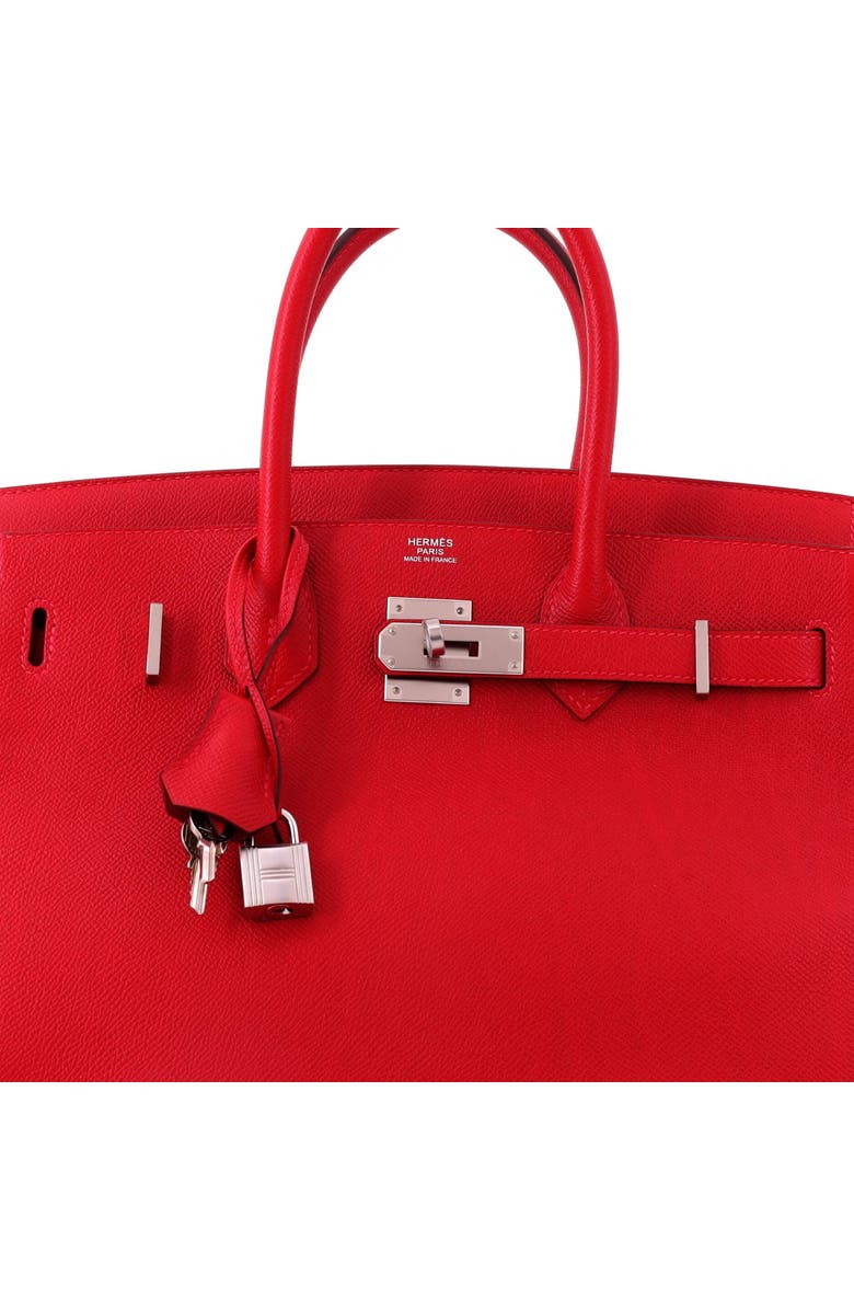 Pre-Owned Hermes Birkin Handbag Red Epsom with Palladium Hardware 30, Alternate, color, Rouge Vif