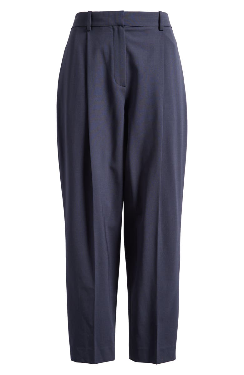 Theory High Waist Wool Blend Pants, Main, color,