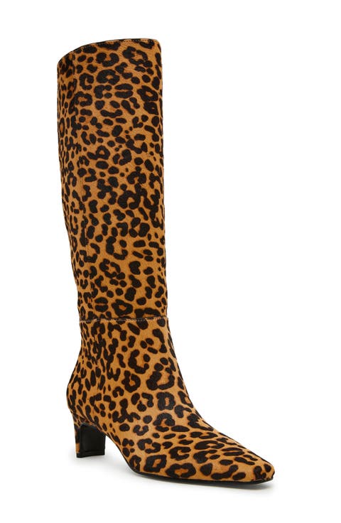 Dagne Genuine Calf Hair Knee High Boot (Women) (Narrow Calf)