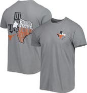 IMAGE ONE Men's Gray Texas Longhorns Hyperlocal State T-Shirt