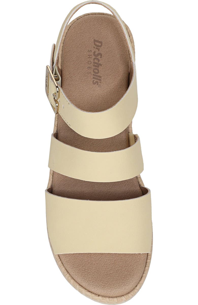 Dr. Scholl's Once Twice Platform Wedge Sandal, Alternate, color, Butter Yellow