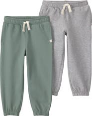 Little Planet Kids' Set of 2 Assorted Stretch Organic Cotton Sweatpants