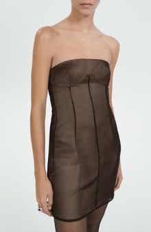 MANGO Corset Minidress