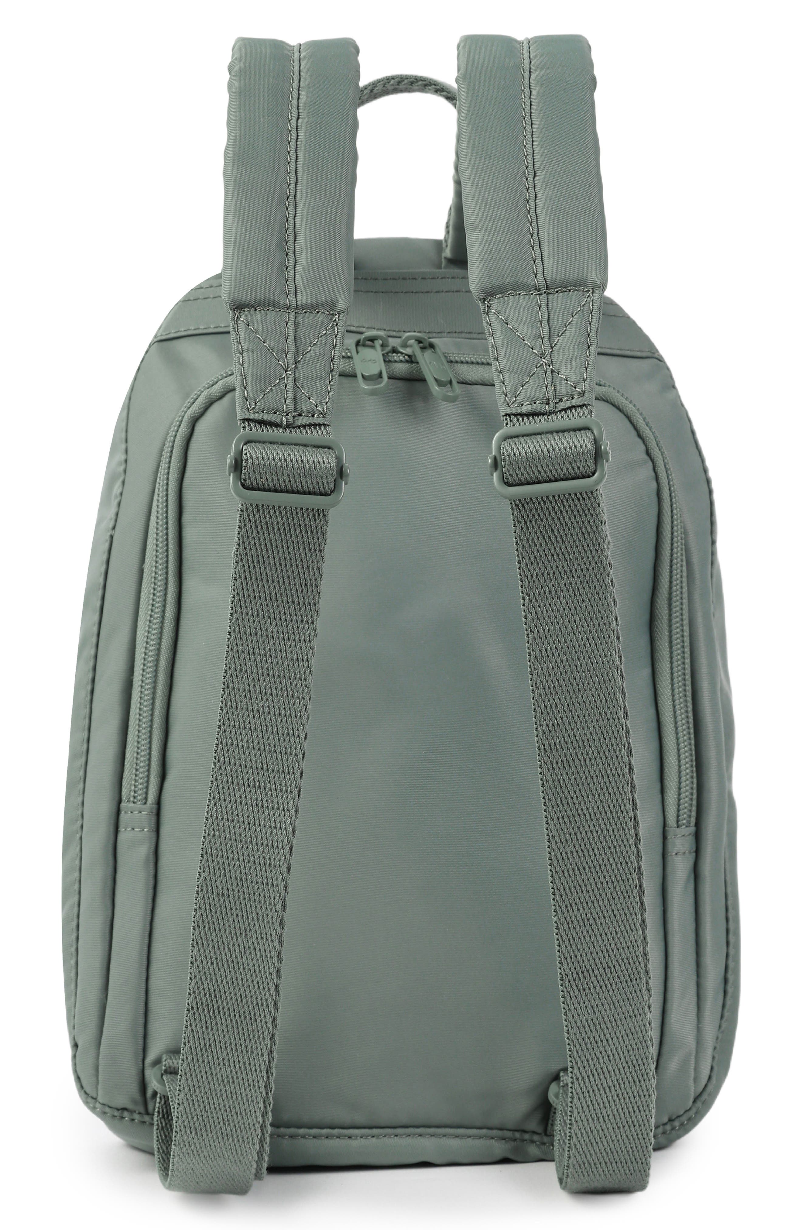 Small Vogue Water Repellent RFID Backpack, Alternate, color, GREEN MILIEU