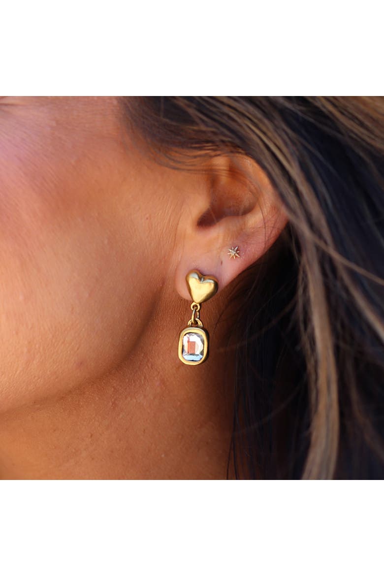 Brighton Earrings, Alternate, color, Gold