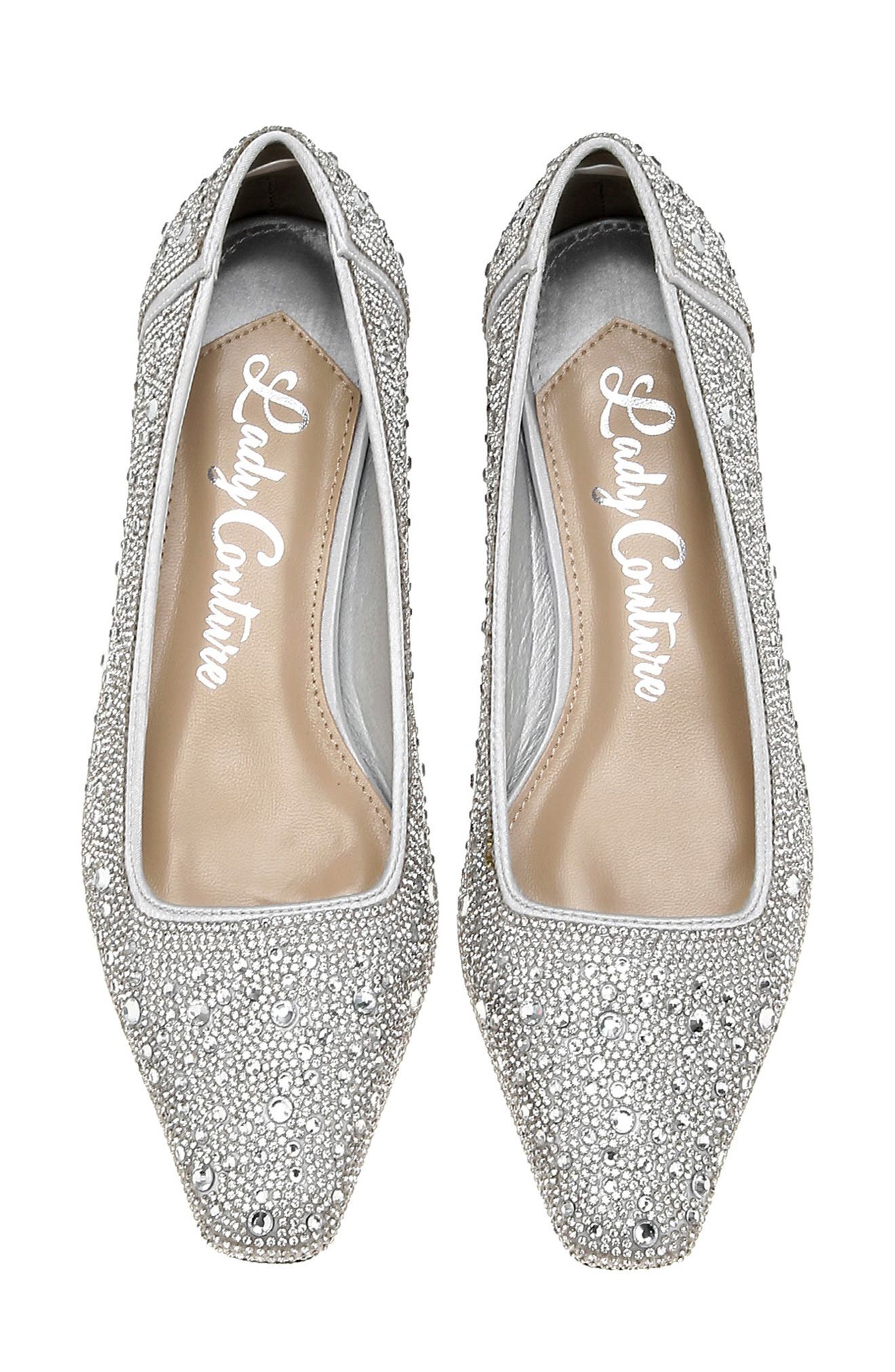 Fever Rhinestone Flat, Alternate, color, SILVER