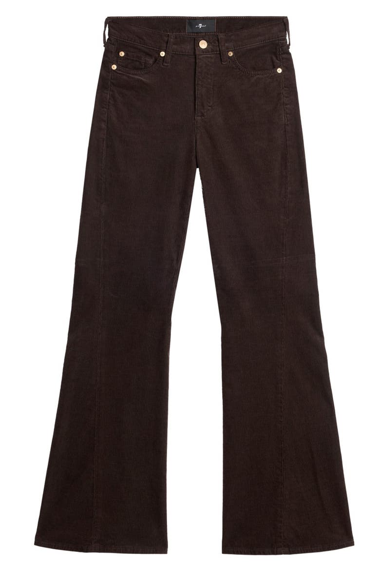 Dojo Tailorless Twist Seam Flare Corduroy Pants, Alternate, color, CORDUROY COFFEE