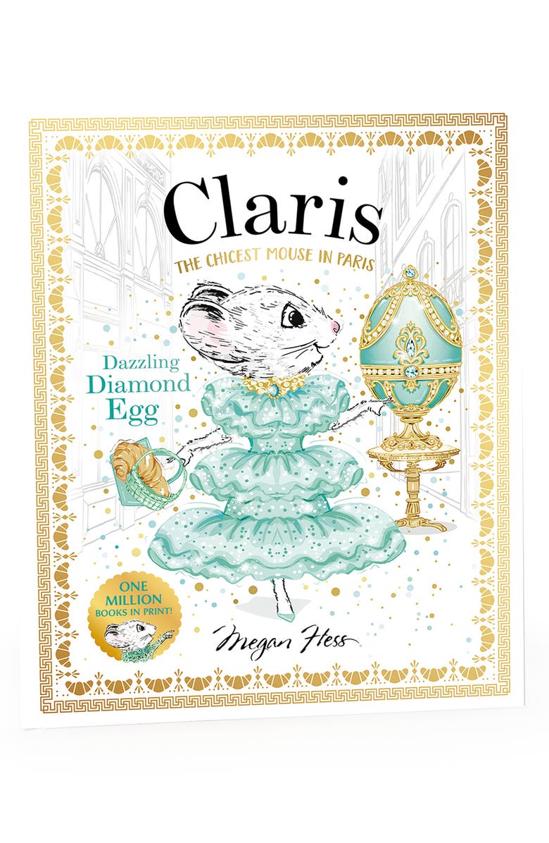 Claris the Mouse 'Claris: The Chicest Mouse in Paris' Book, Main, color, Turquoise