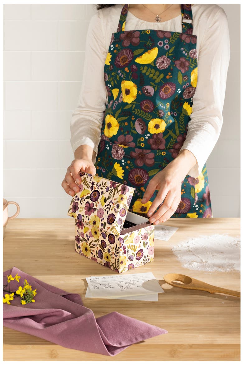 Adeline Recipe Card Box, Alternate, color, ADELINE