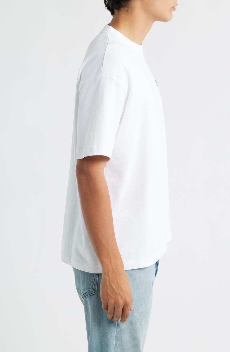 Percival Du Temps Oversize Organic Cotton Graphic T-Shirt, Alternate, color, Ecru