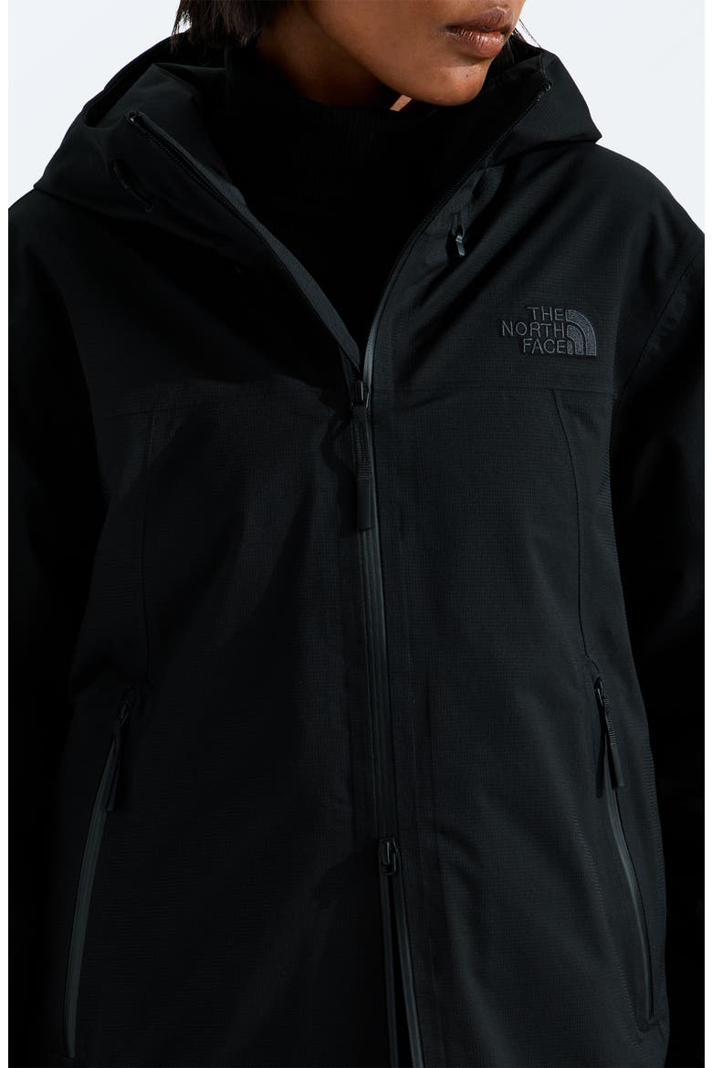 TNF Range DryVent Hooded Parka, Alternate, color, TNF BLACK