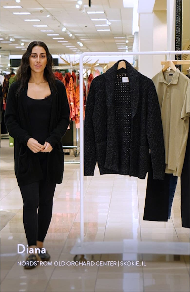 Honeycomb Wool Blend Cardigan, sales video thumbnail